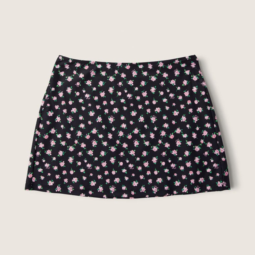 black floral mini